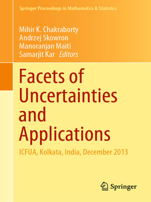 cover image of Facets of Uncertainties and Applications